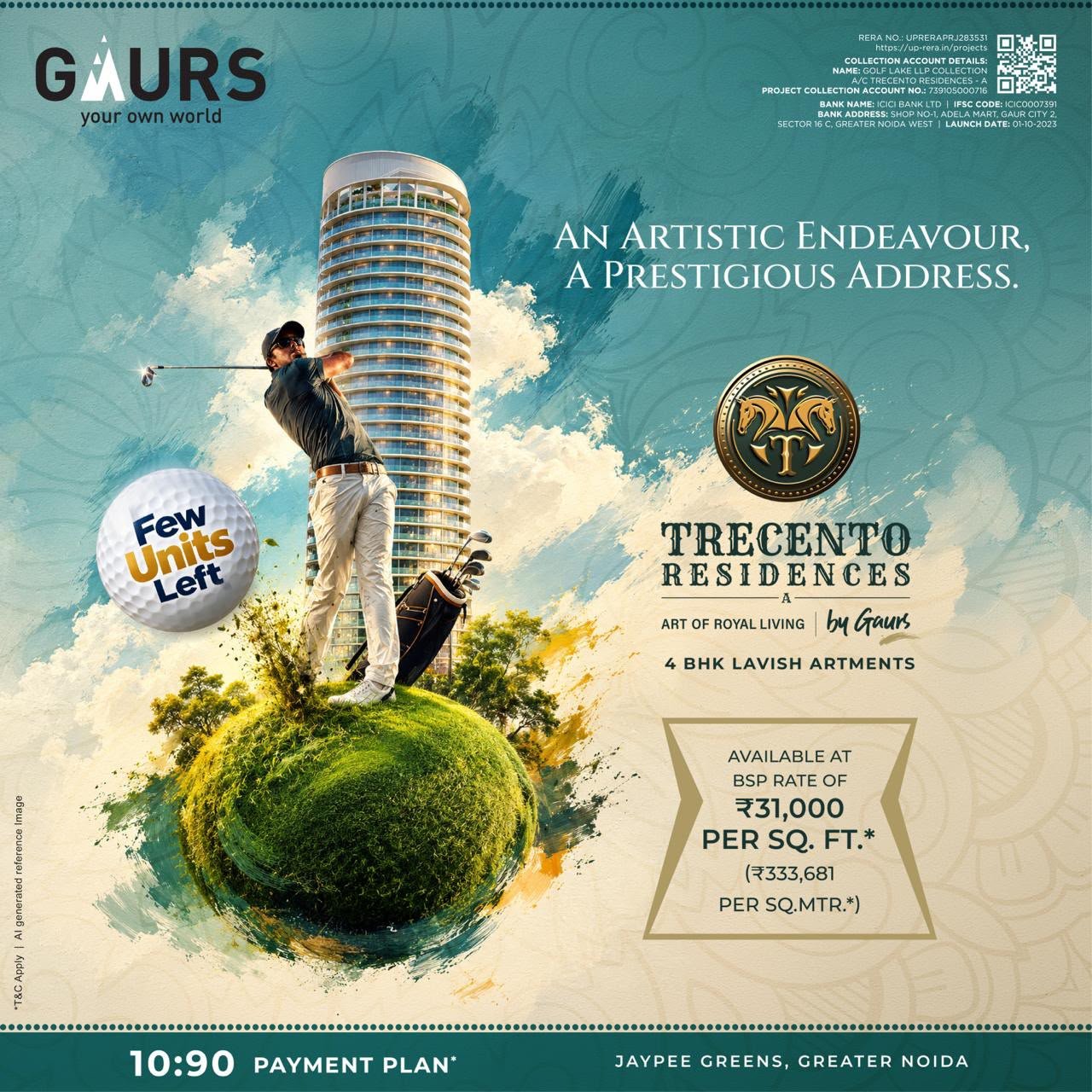 The Islands by Gaurs luxury golf view residences